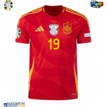 Moški Nogometni dresi Španija Lamine Yamal #19 Domači EP 2024 Kratek Rokav